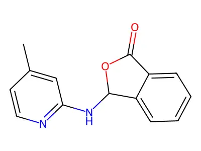 3-(4-Methyl-pyridin-2-ylamino)-3H-isobenzofuran-1-one structure