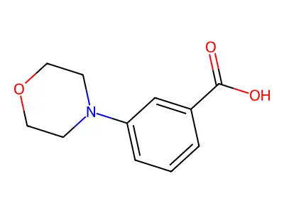 3-(Morpholin-4-yl)benzoic acid structure