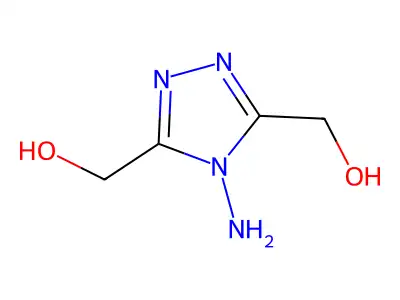 4-Amino-4H-1,2,4-triazole-3,5-dimethanol structure