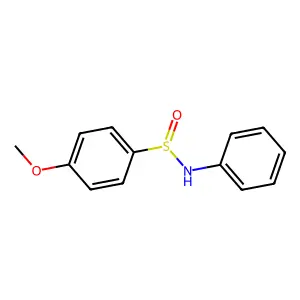 4-Methoxy-N-phenylbenzene-1-sulfinamide structure