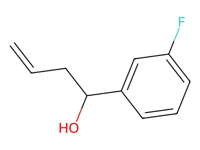 4-(3-Fluorophenyl)-1-buten-4-ol structure