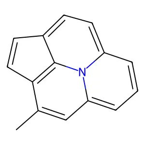Cyclopenta(ij)pyrido(2,1,6-de)quinolizine, 3-methyl- structure