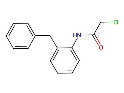 2-Chlor-oN-(diphenylmethyl)acetamide structure