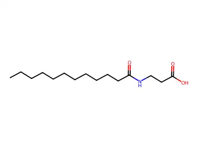 Lauroyl beta-alanine structure