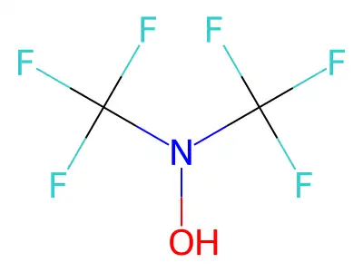 N,N-Bis(trifluoromethyl)hydroxylamine structure