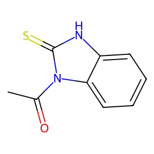 1-Acetyl-1,3-dihydrobenzimidazole-2-thione structure