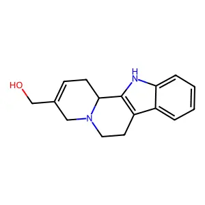 1,4,6,7,12,12b-Hexahydroindolo(2,3-a)quinolizin-3-ylmethanol structure