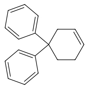 Cyclohexene, 4,4-diphenyl- structure