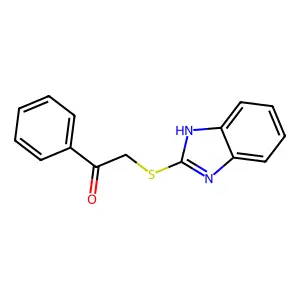 2-(1H-Benzimidazol-2-ylsulfanyl)-1-phenylethanone structure