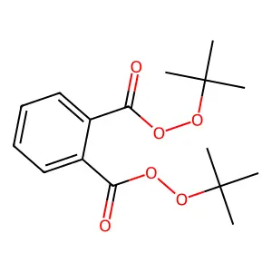 1,2-Benzenedicarboperoxoic acid, 1,2-bis(1,1-dimethylethyl) ester structure