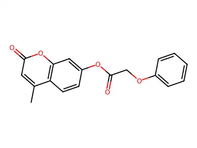 4-methyl-2-oxo-2H-chromen-7-yl phenoxyacetate structure