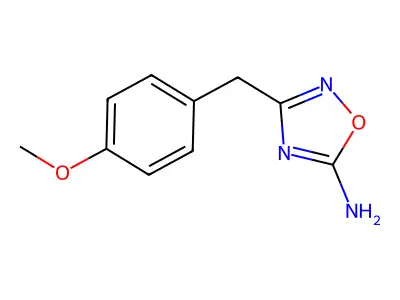3-(4-Methoxybenzyl)-1,2,4-oxadiazol-5-amine structure