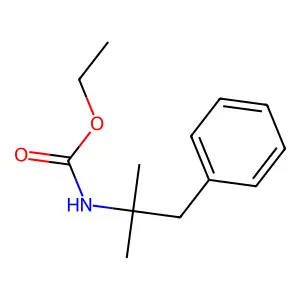 ethyl N-(2-methyl-1-phenylpropan-2-yl)carbamate structure