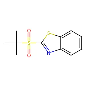 2-(2-Methyl-propane-2-sulfonyl)-benzothiazole structure