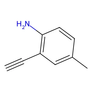 2-Ethynyl-4-methylaniline structure