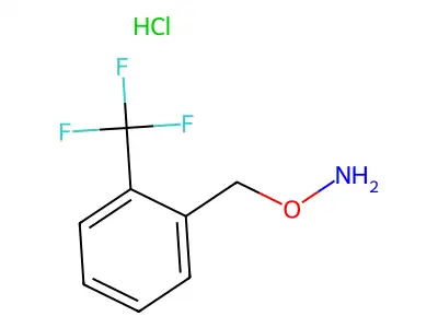 1-[(Ammoniooxy)methyl]-2-(trifluoromethyl)benzene chloride structure
