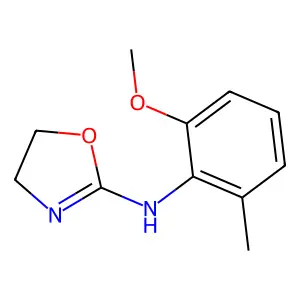 4,5-Dihydro-N-(2-methoxy-6-methylphenyl)-2-oxazolamine structure