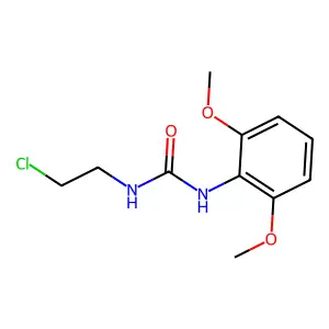 Urea, 1-(2-chloroethyl)-3-(2,6-dimethoxyphenyl)- structure