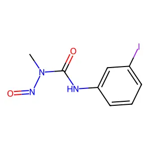 Urea, 3-(m-iodophenyl)-1-methyl-1-nitroso- structure
