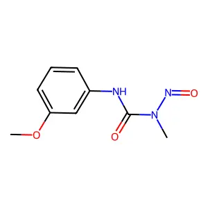 Urea, 3-(m-methoxyphenyl)-1-methyl-1-nitroso- structure