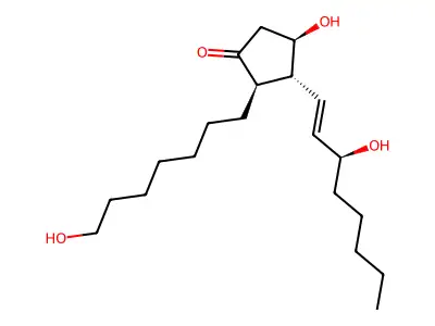 Prostaglandin E1 alcohol structure