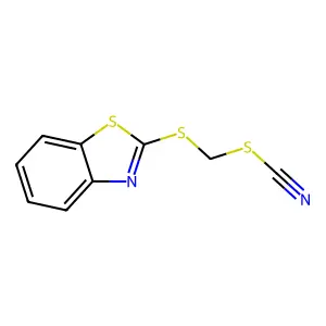 2-硫氰甲硫基苯并噻唑 structure
