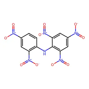 N-(2,4-Dinitrophenyl)-2,4,6-trinitroaniline structure
