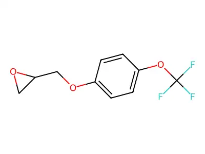 2-{[4-(Trifluoromethoxy)phenoxy]methyl}oxirane structure