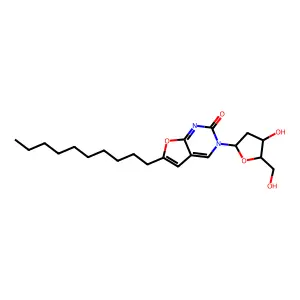 Bicyclic nucleoside analogue structure