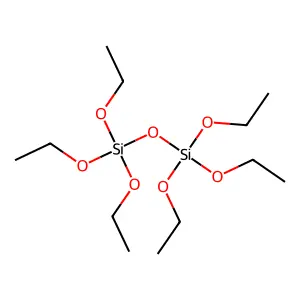 Silicic acid (H6Si2O7), hexaethyl ester structure