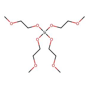 Tetra(methoxyethoxy)silane structure