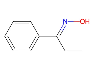 1-苯基-1-丙酮肟 structure
