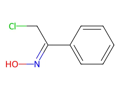 2-Chloro-1-phenylethanone oxime structure