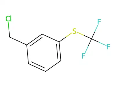 3-(Trifluoromethylthio)benzyl chloride structure