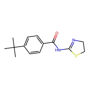 4-tert-butyl-N-(4,5-dihydro-1,3-thiazol-2-yl)benzamide structure