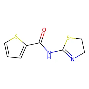 N-(4,5-dihydro-1,3-thiazol-2-yl)thiophene-2-carboxamide structure