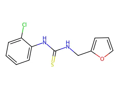 1-(2-Chlorophenyl)-3-(furan-2-ylmethyl)thiourea structure