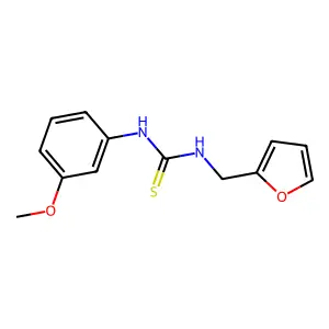 1-(Furan-2-ylmethyl)-3-(3-methoxyphenyl)thiourea structure
