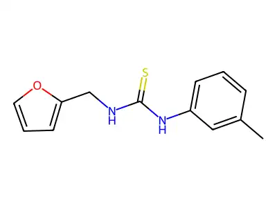 1-(Furan-2-ylmethyl)-3-(3-methylphenyl)thiourea structure