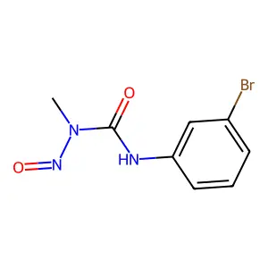 Urea, 3-(m-bromophenyl)-1-methyl-1-nitroso- structure