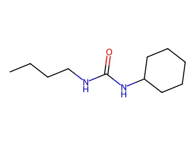 1-Butyl-3-cyclohexylurea structure