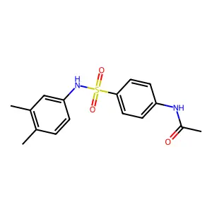 N-(4-((3,4-Dimethylanilino)sulfonyl)phenyl)acetamide structure