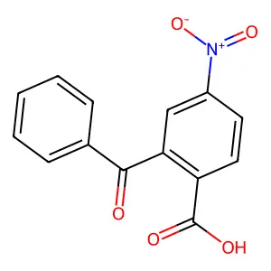 2-Benzoyl-4-nitrobenzoic acid structure