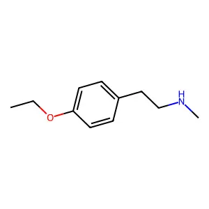 4-乙氧基-N-甲基苯乙胺 structure