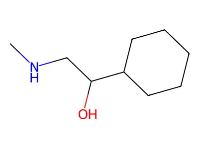 1-Cyclohexyl-2-(methylamino)ethan-1-ol structure