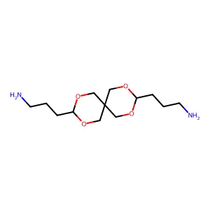 2,4,8,10-Tetraoxaspiro[5.5]undecane-3,9-dipropanamine structure