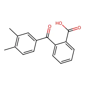2-(3,4-Dimethylbenzoyl)benzoic acid structure
