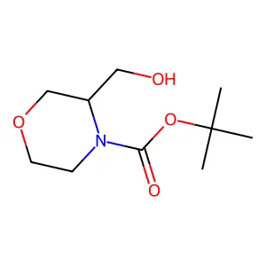 tert-Butyl (3R)-3-(hydroxymethyl)morpholine-4-carboxylate structure
