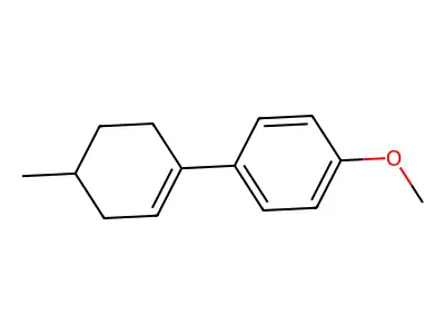 1-Methoxy-4-(4-methyl-1-cyclohexen-1-yl)benzene structure