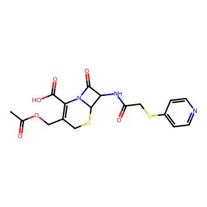 头孢匹林 structure